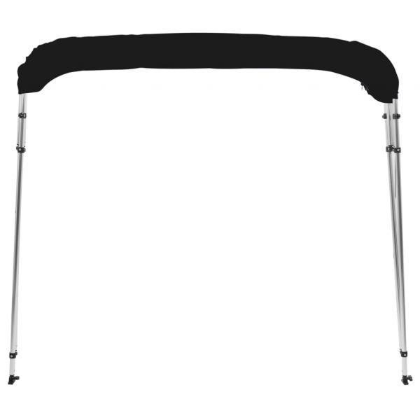 4-Bow Bimini-Top Schwarz 236x228x127 cm