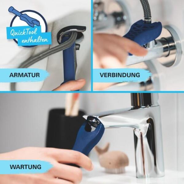 GROHE Start Einhebel Waschtischarmatur, Quickfix, M-Size, mattschwarz (234552432)