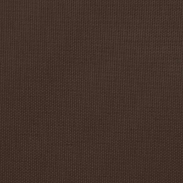 Sonnensegel Oxford-Gewebe Rechteckig 6x7 m Braun