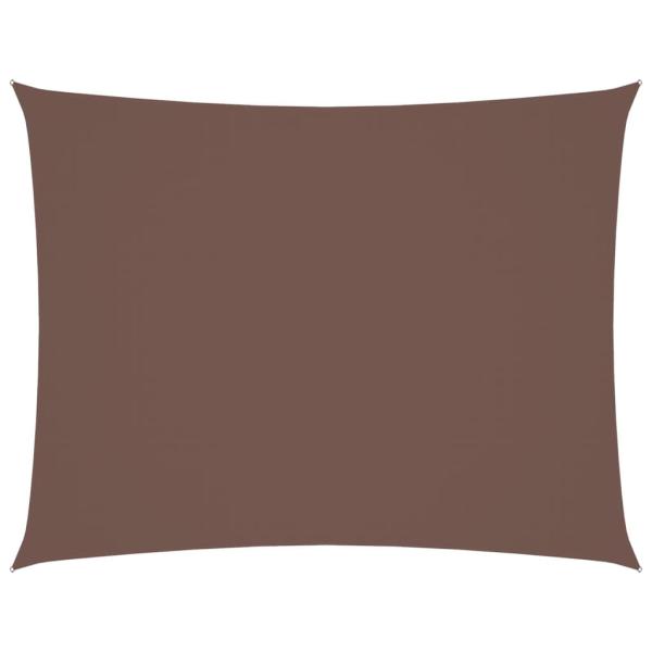 Sonnensegel Oxford-Gewebe Rechteckig 2,5x4 m Braun