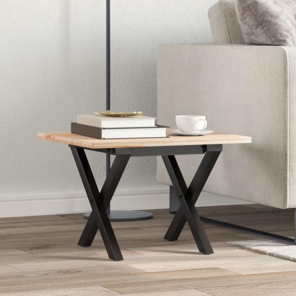 ARDEBO.de - Couchtisch-Gestell in X-Form 30x30x33 cm Gusseisen
