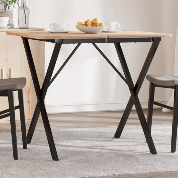ARDEBO.de - Esstisch-Gestell in X-Form 70x70x73 cm Gusseisen