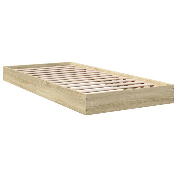 Bettgestell Sonoma-Eiche 75x190 cm Holzwerkstoff