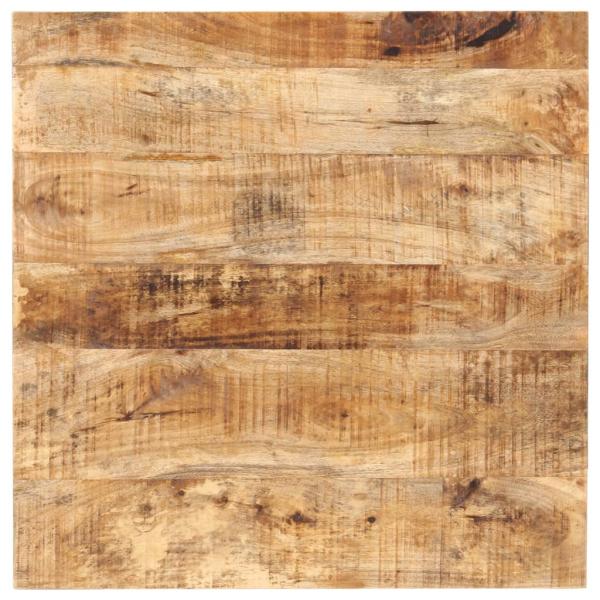 Bistrotisch Quadratisch 60x60x75 cm Raues Mangoholz 