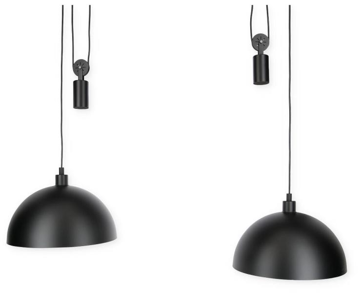 ARDEBO.de Eglo Pendelleuchte, 80W, schwarz (43436)