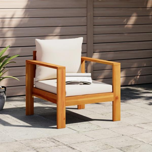 ARDEBO.de - Gartensessel mit Kissen Massivholz Akazie