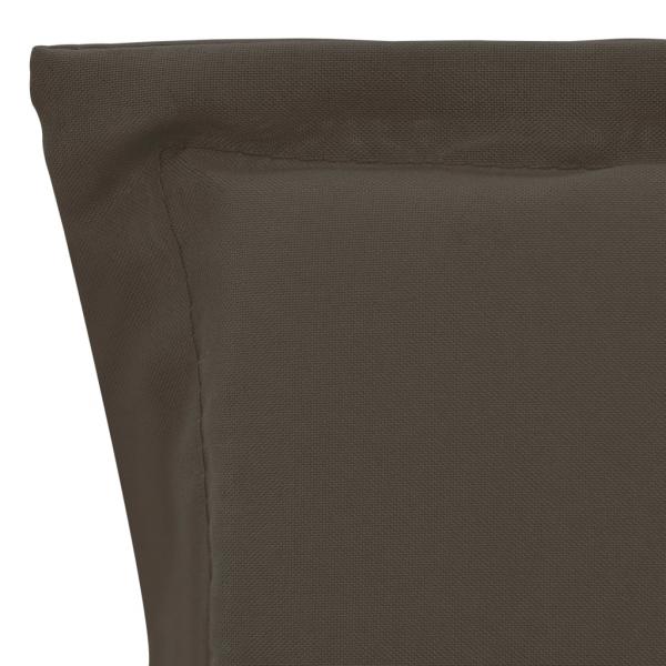 Gartenstuhlauflagen für Niedriglehner 2 Stk. Anthrazit