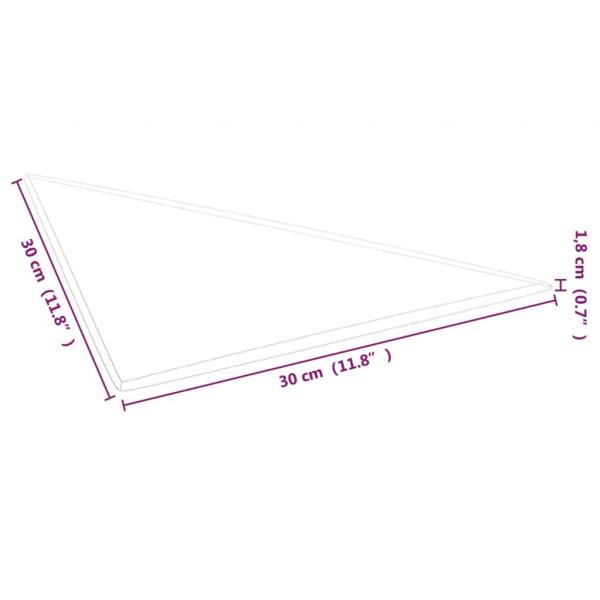 Wandpaneele 12 Stk. Braun 30x30 cm Samt 0,54 m²