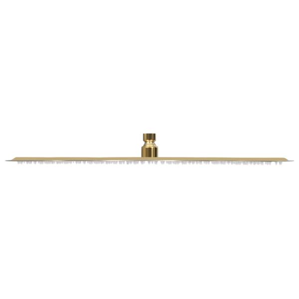 Regenbrause Edelstahl 50 cm Rund Golden