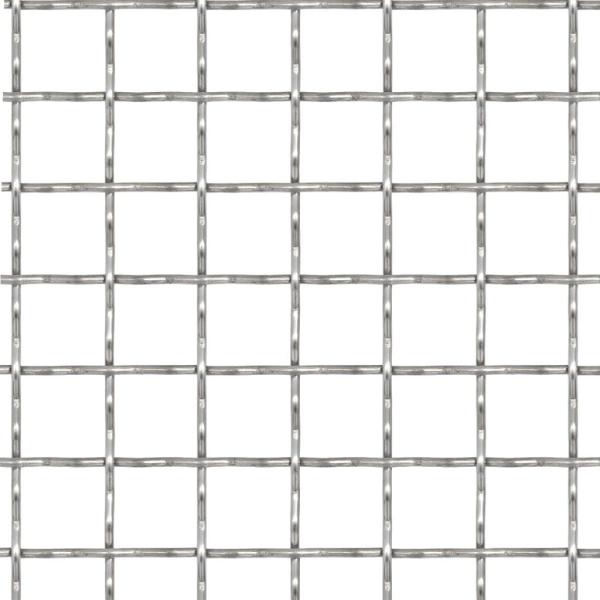 Wellengitter Edelstahl 50×50 cm 31×31×3 mm