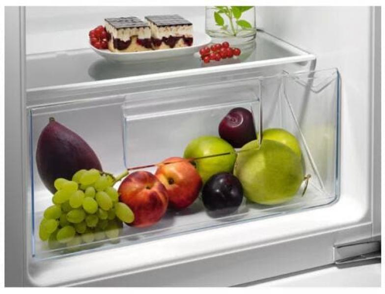 AEG TSF5O88EF Einbaukühlschrank mit Gefrierfach, Nischenhöhe 88 cm, 118 L, Festtürtechnik, Coolmatic, Frostmatic, LCD-Display