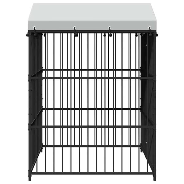 Outdoor-Hundezwinger mit Überdachung 150 x 150 x 200 cm