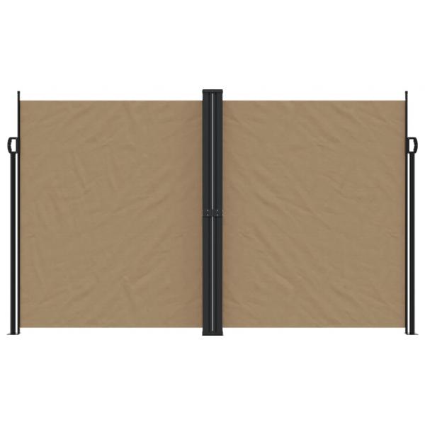 Seitenmarkise Ausziehbar Taupe 200x1200 cm