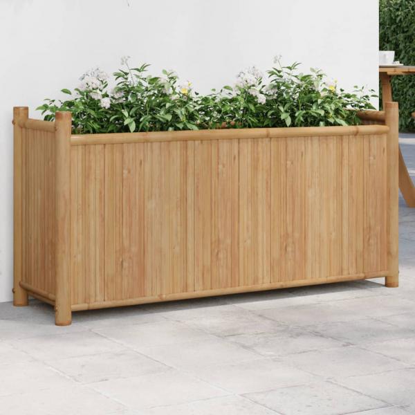 ARDEBO.de - Pflanzkübel 100x30x50 cm Bambus