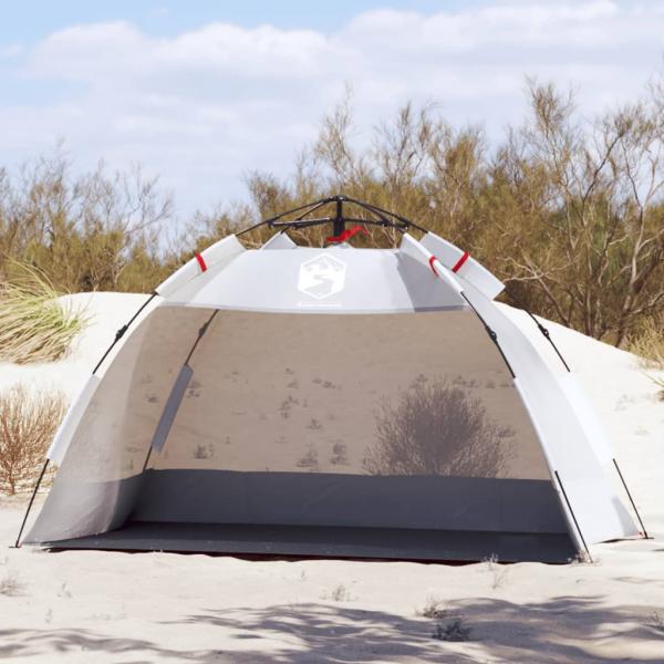 ARDEBO.de - Strandzelt 2 Personen Grau Quick Release Wasserdicht