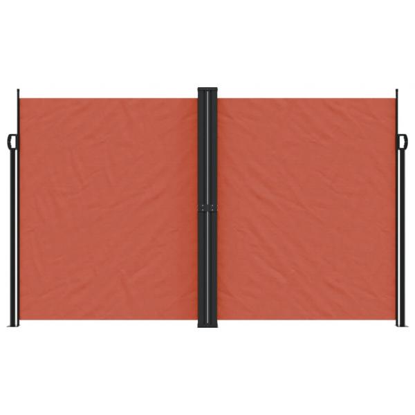 Seitenmarkise Ausziehbar Terrakottarot 200x600 cm *ANGEBOT*