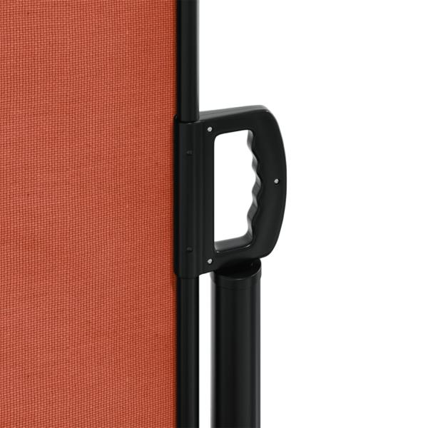 Seitenmarkise Ausziehbar Terrakottarot 200x600 cm *ANGEBOT*