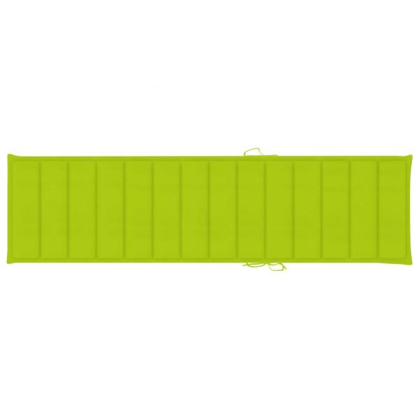 Sonnenliegen-Auflage Hellgrün 200x50x3 cm Oxford-Gewebe