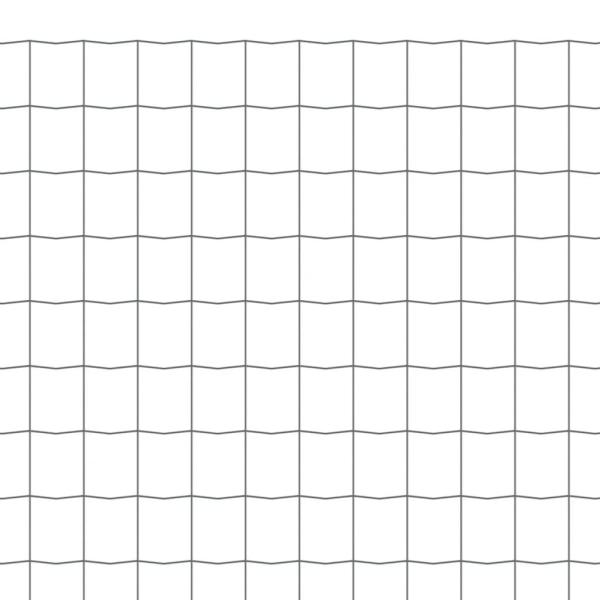 Eurozaun Stahl 10 x 0,8 m Grau