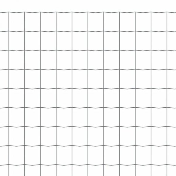 Eurozaun Stahl 10 x 0,8 m Grau