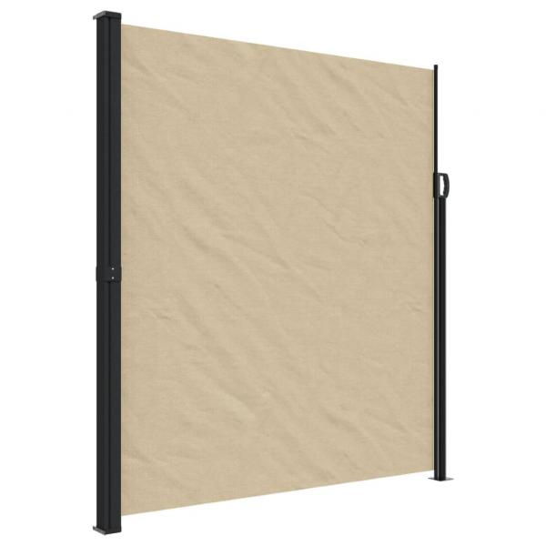 Seitenmarkise Ausziehbar Beige 220x600 cm