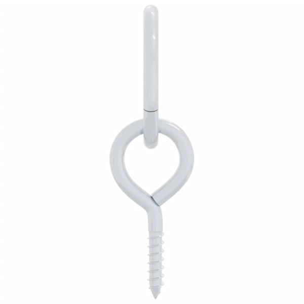 Anbinderinge mit Ösenschrauben 3 Stk. Silbern Stahl