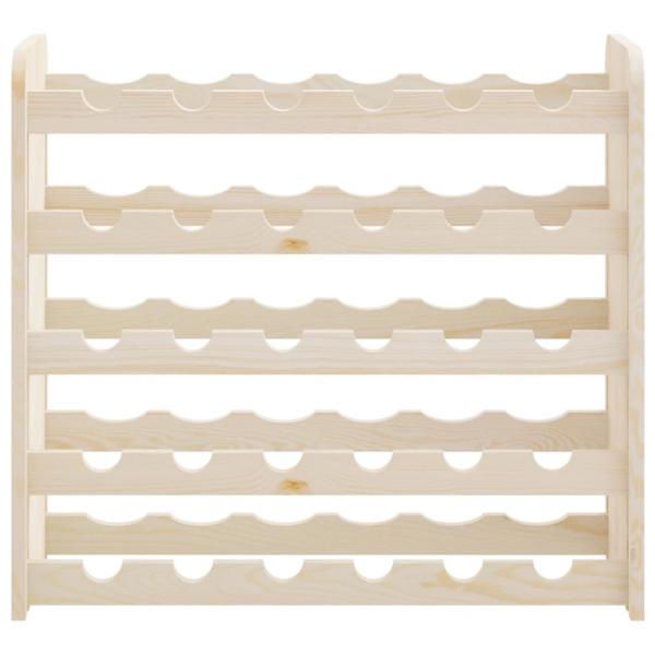 Weinregal 67,5x25x60 cm Massivholz Kiefer