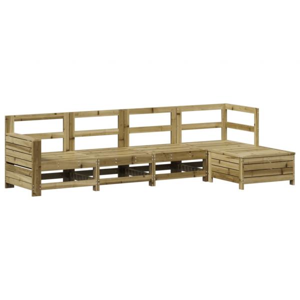 5-tlg. Garten-Sofagarnitur Kiefernholz Imprägniert
