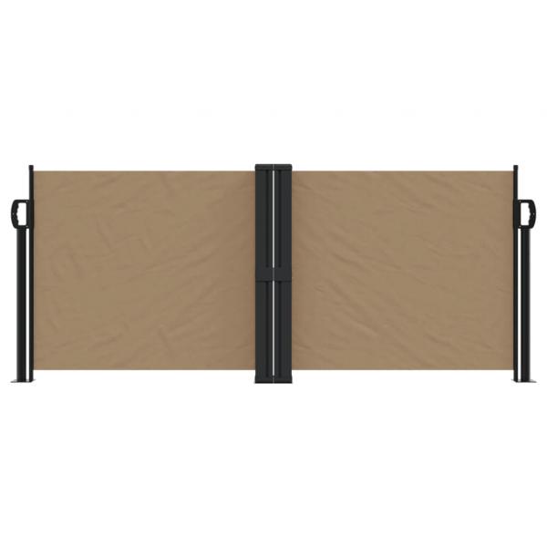 Seitenmarkise Ausziehbar Taupe 100x600 cm