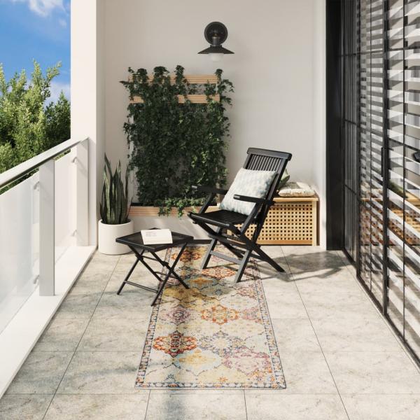 ARDEBO.de - Teppich ARBIZU Indoor und Outdoor Vintage-Design 80x250 cm