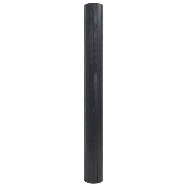 ARDEBO.de - Teppich Rechteckig Grau 60x400 cm Bambus