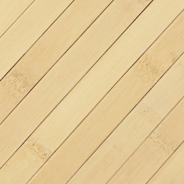 Teppich Rechteckig Hell Natur 70x200 cm Bambus