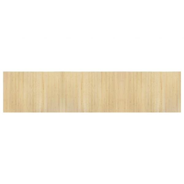 Teppich Rechteckig Hell Natur 70x300 cm Bambus