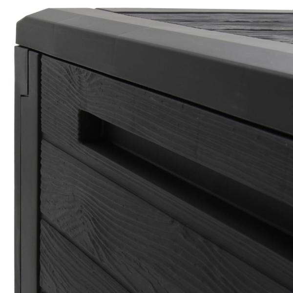 ARDEBO.de - Gartentruhe Braun 58,5x46x55 cm Polypropylen