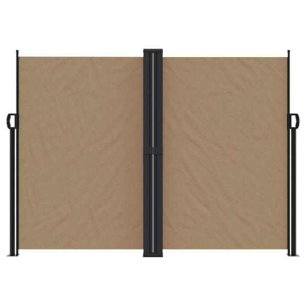 Seitenmarkise Ausziehbar Taupe 180x600 cm