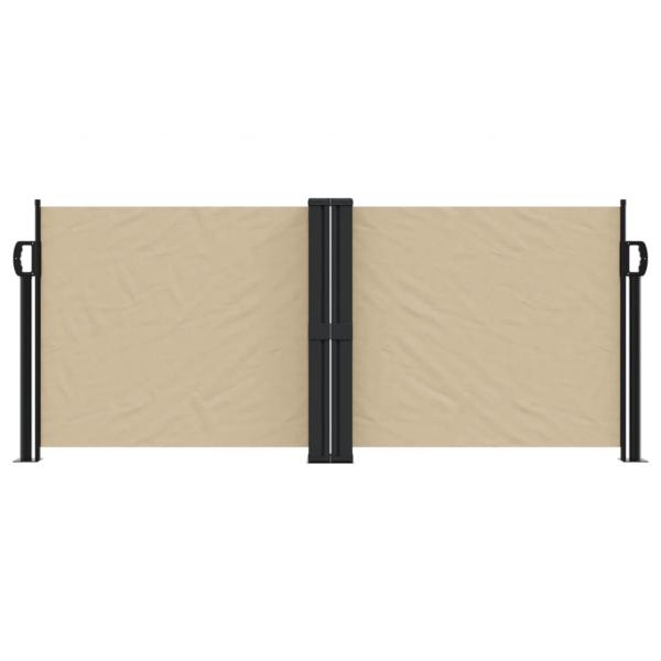 Seitenmarkise Ausziehbar Beige 100x600 cm