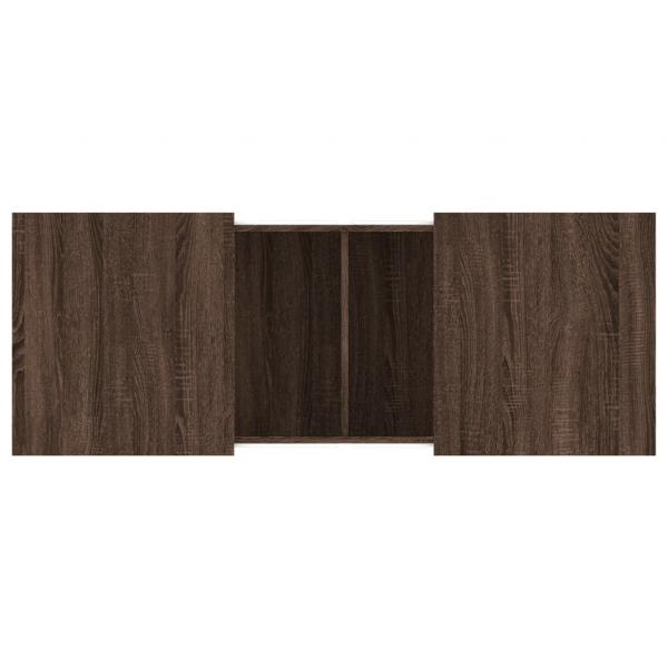 Couchtisch Braun Eichen-Optik 100x55x40 cm Holzwerkstoff