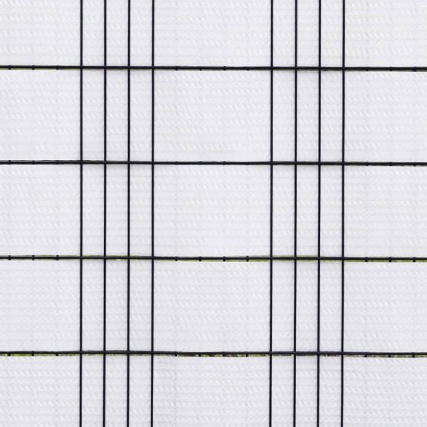 Balkon-Sichtschutze 5 Stk. Weiß 255x19 cm Poly Rattan