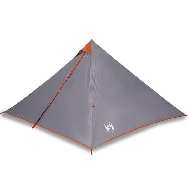 Tipi-Familienzelt 7 Personen Orange Wasserdicht