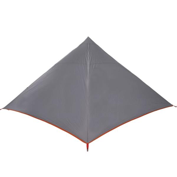 Tipi-Familienzelt 7 Personen Orange Wasserdicht