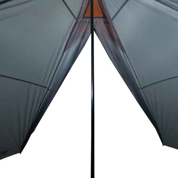 Tipi-Familienzelt 7 Personen Orange Wasserdicht