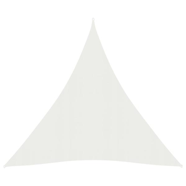 ARDEBO.de - Sonnensegel 160 g/m² Weiß 5x7x7 m HDPE