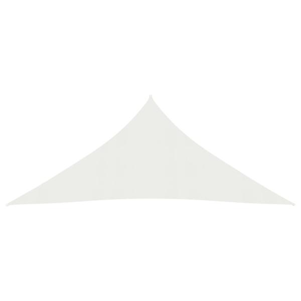 Sonnensegel 160 g/m² Weiß 5x7x7 m HDPE