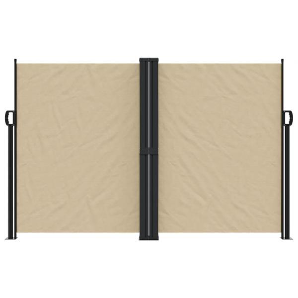 Seitenmarkise Ausziehbar Beige 160x600 cm