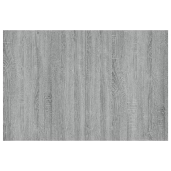Kopfteil Grau Sonoma 120x1,5x80 cm Holzwerkstoff