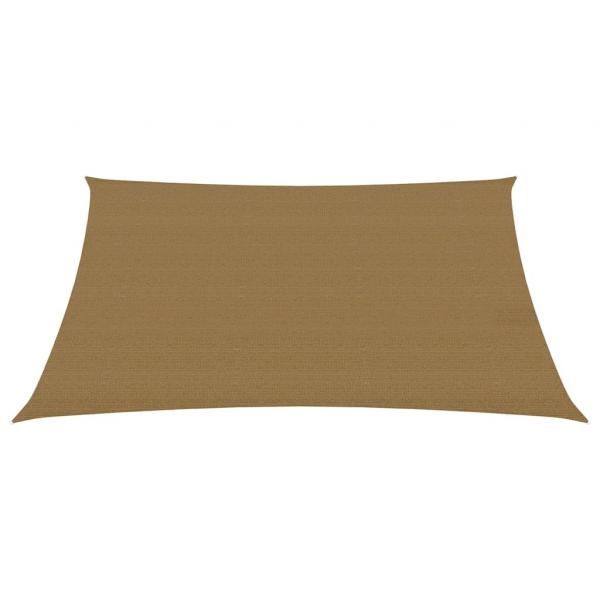 Sonnensegel 160 g/m² Taupe 3,5x5 m HDPE