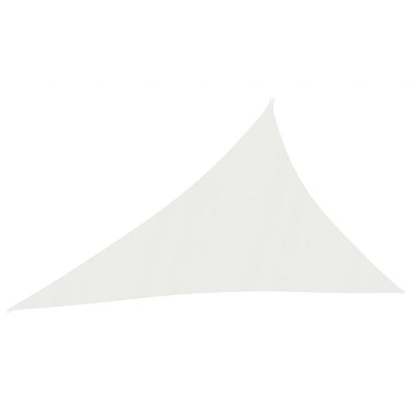 ARDEBO.de - Sonnensegel 160 g/m² Weiß 3x4x5 m HDPE