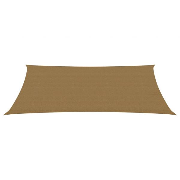 Sonnensegel 160 g/m² Taupe 2,5x4,5 m HDPE