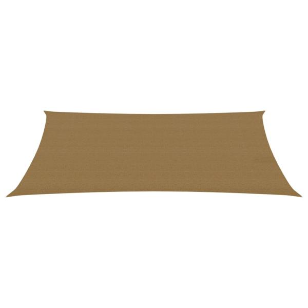 Sonnensegel 160 g/m² Taupe 4x6 m HDPE