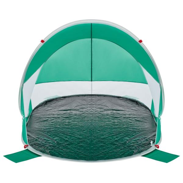 Strandzelt 2 Personen Seegrün Pop-Up Wasserdicht